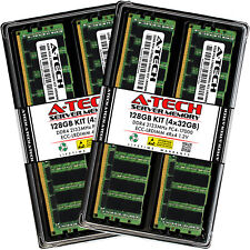 A-Tech 128GB 4x 32GB 4Rx4 PC4-17000L DDR4 2133 MHz ECC LRDIMM Server Memory RAM picture