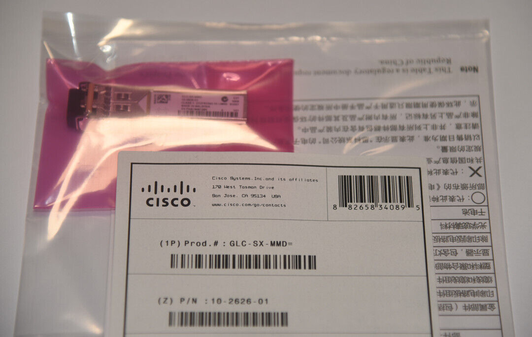 NEW Sealed Cisco GLC-SX-MMD 1000BASE-SX SFP Module Transceiver US Shipping