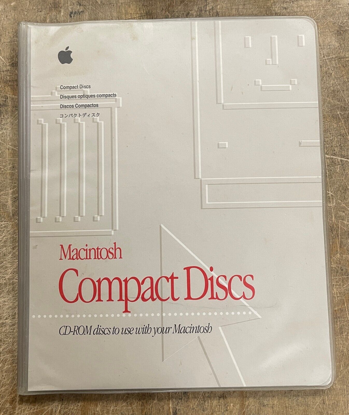 VINTAGE Apple Macintosh Performa 637CD CD-ROM discs P/N: 600-1629-A