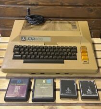 Vintage Atari 800 Computer With 4 Games Not Tested For Parts/repair picture