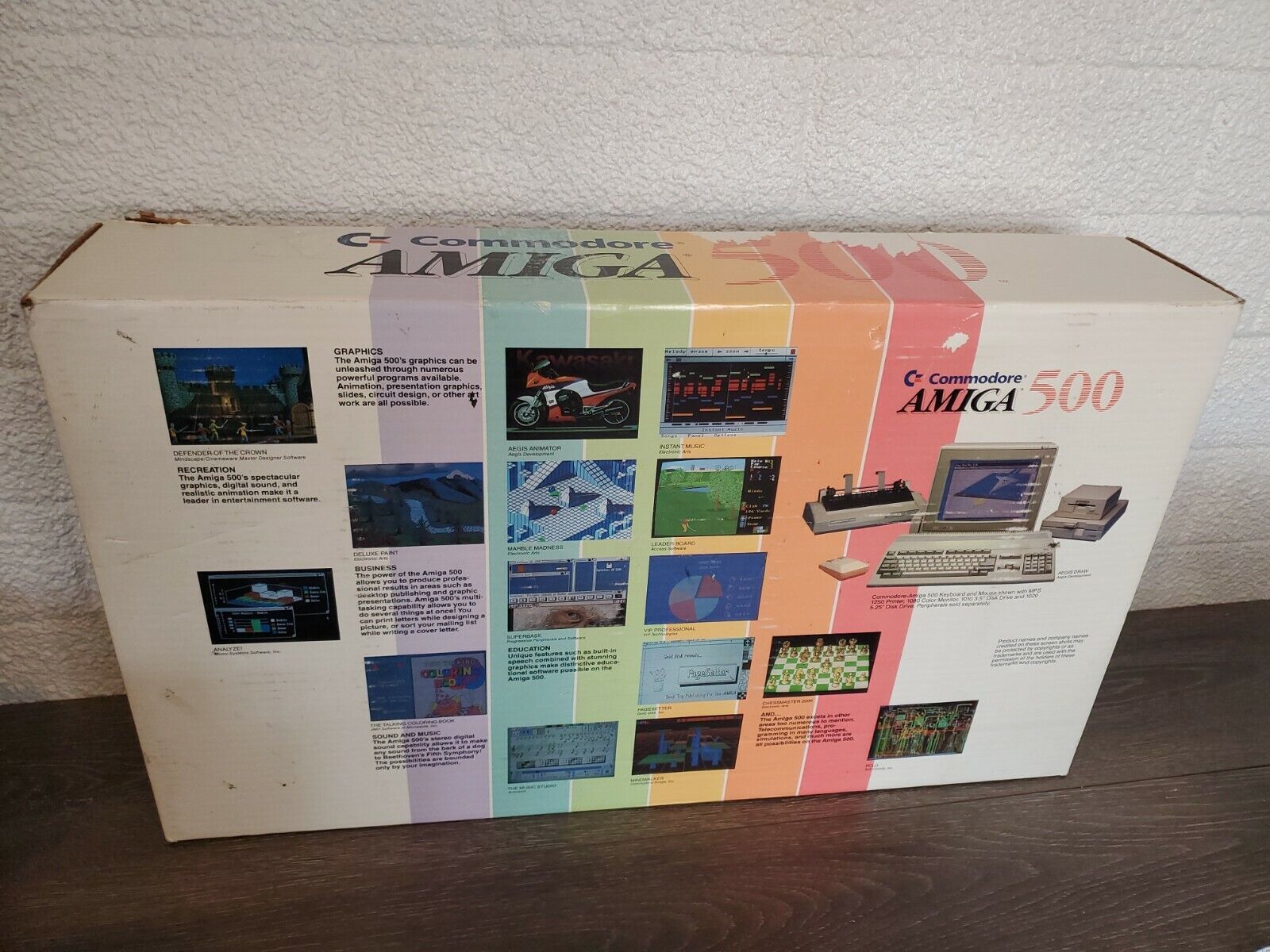 Amiga Commodore 500 Box Bottom