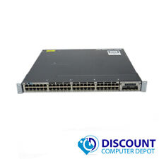 Cisco WS-C3750X-48T-S 48 Port Managed Gigabit Ethernet Network Switch Layer 3 picture