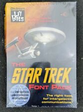 Vintage Bitstream The Star Trek Font Pack MS-DOS Windows 3.1 Computer NIB 1992 picture