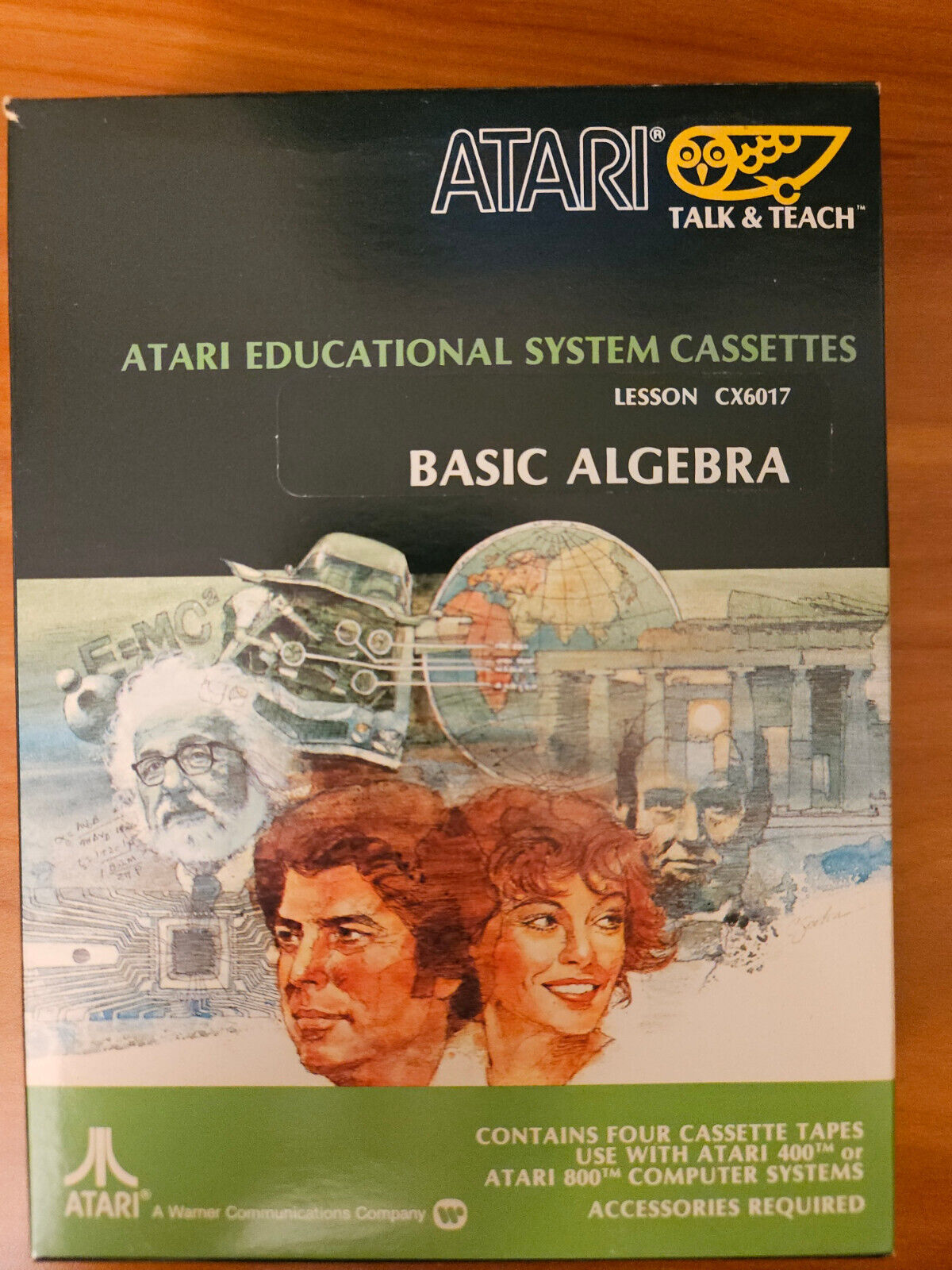 Atari 400 / 800 Educational System Cassettes - Basic Algebra CX6017