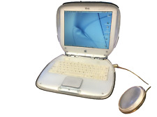 Vintage Apple iBook G3/366 M6411  Mac OS X 9.2.2 Graphite Gray Special Edition picture