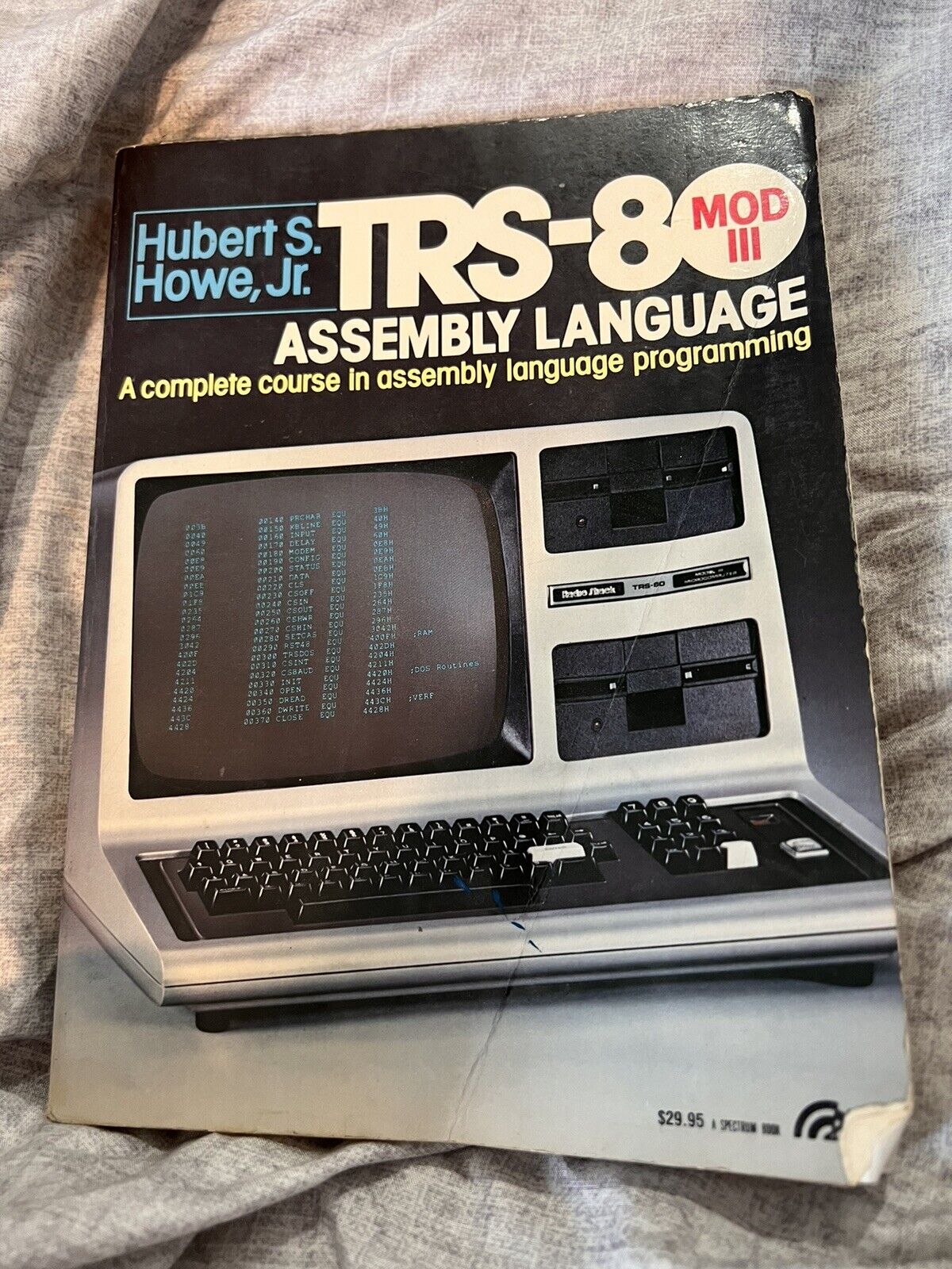 Vintage Radio Shack 62-2075  TRS-80 Assembly Language Programming Book