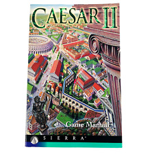 Caesar II Game Manual For Sierra RPG Strategy Reference Softcover Vintage picture