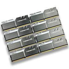 G.SKILL TridentZ 64Gb (8x8Gb) DDR4-4000MHz RAM Memory KIT (F4-4000C18Q2-64GTZSW) picture