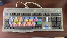 Macally Bondi Blue Vintage Final Cut Pro Video Editing Keyboard with USB picture