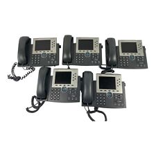 Lot of 5: Cisco IP Phones 7965 Unified IP VoIP Office Business Phones CP-7965G picture