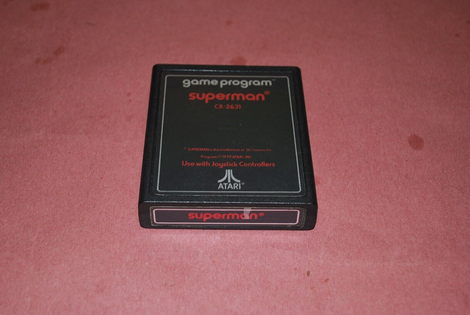 VINTAGE ORIGINAL SUPERMAN CX 2631 GAME CARTRIDGE FOR ATARI 2600