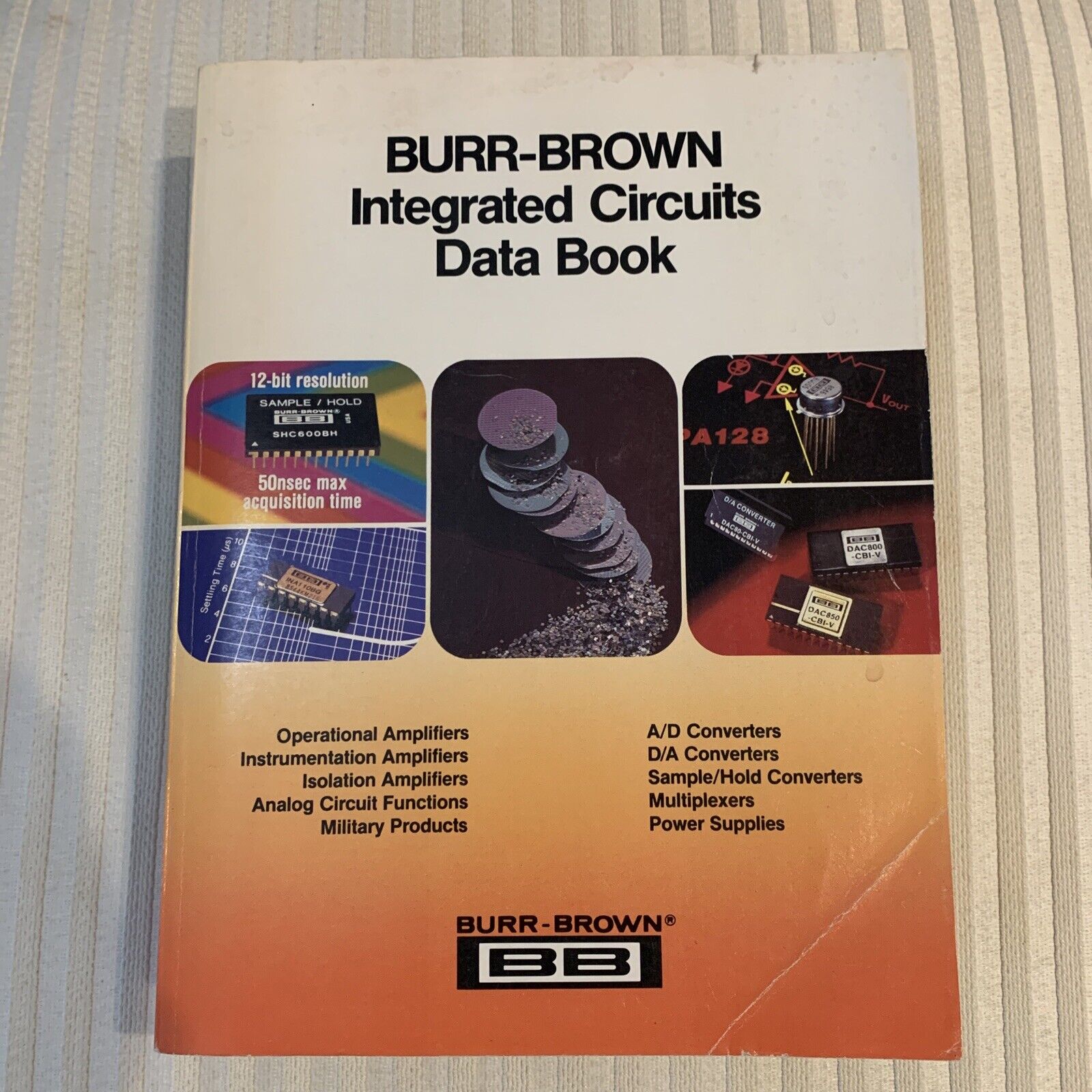 BURR-BROWN Integrated Circuits Data Book 1986 Softcover Vintage