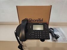 Shoretel 560 IP PoE Black Desk Phone IP560G Tested Reset Clean 6 Line picture