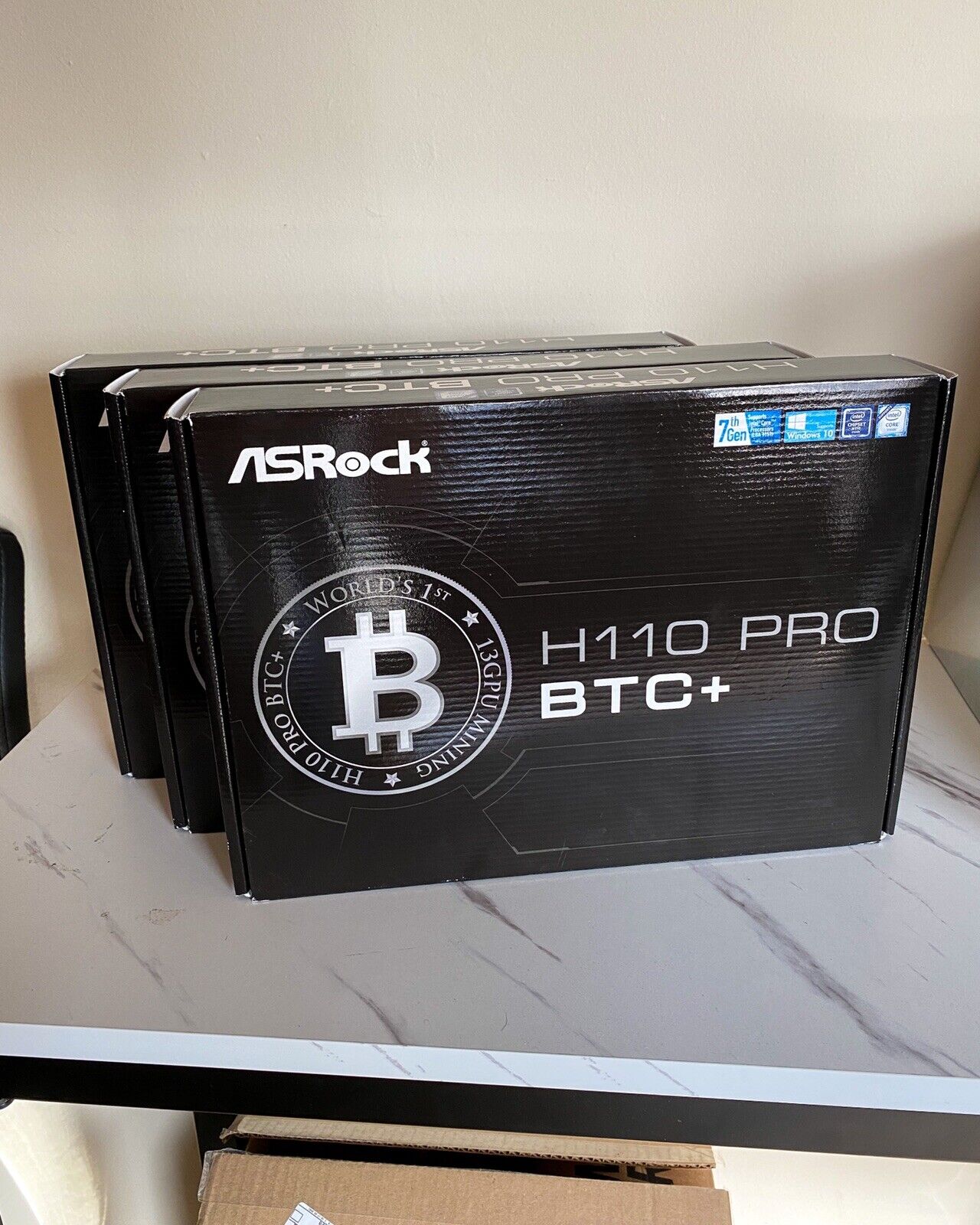 ASRock H110 Pro BTC+ ATX Cryptocurrency Mining Motherboard - SHIPS TODAY ⚡️