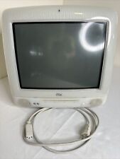 Vintage White Apple iMac OS X 600 MHZ 128MB RAM 40GB HDD Power PC G3 M5521 picture