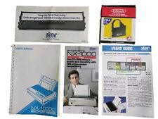 Vintage Star Micronics NX-1000 Multi Fonts Printer Users Manual & Printer Ribbon picture