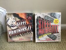 Steel Panthers II III lot Vintage IBM PC computer game SSI Sealed Big Box picture