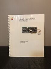 Vintage Apple II Super Serial Card User's Manual 1985 030-1258-A New Sealed picture