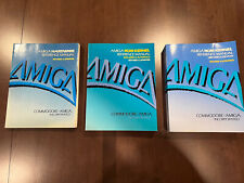 3 Vol Vintage 1989 - 1990 Commodore AMIGA Computer Reference Manual Set Pristine picture