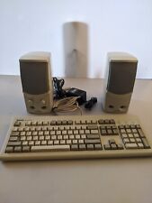 Vintage Computer Dell QuietKey Keyboard and Cambridge SoundWorks Speakers SBS52 picture