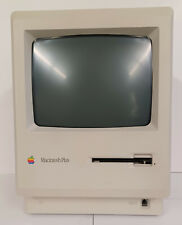 VTG Apple Macintosh Plus M0001A 1MB Computer Only - POWERS ON PARTS REPAIR AS IS picture