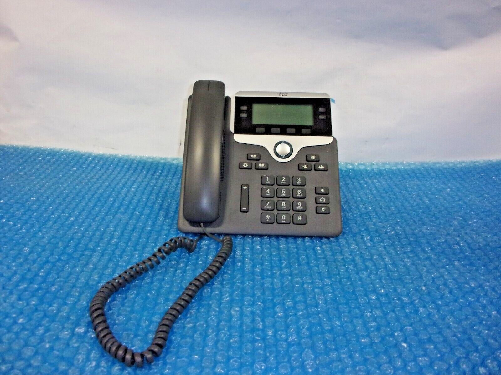 Cisco CP-7841 4-Line VoIP Phone Gray w/Stand & Handset