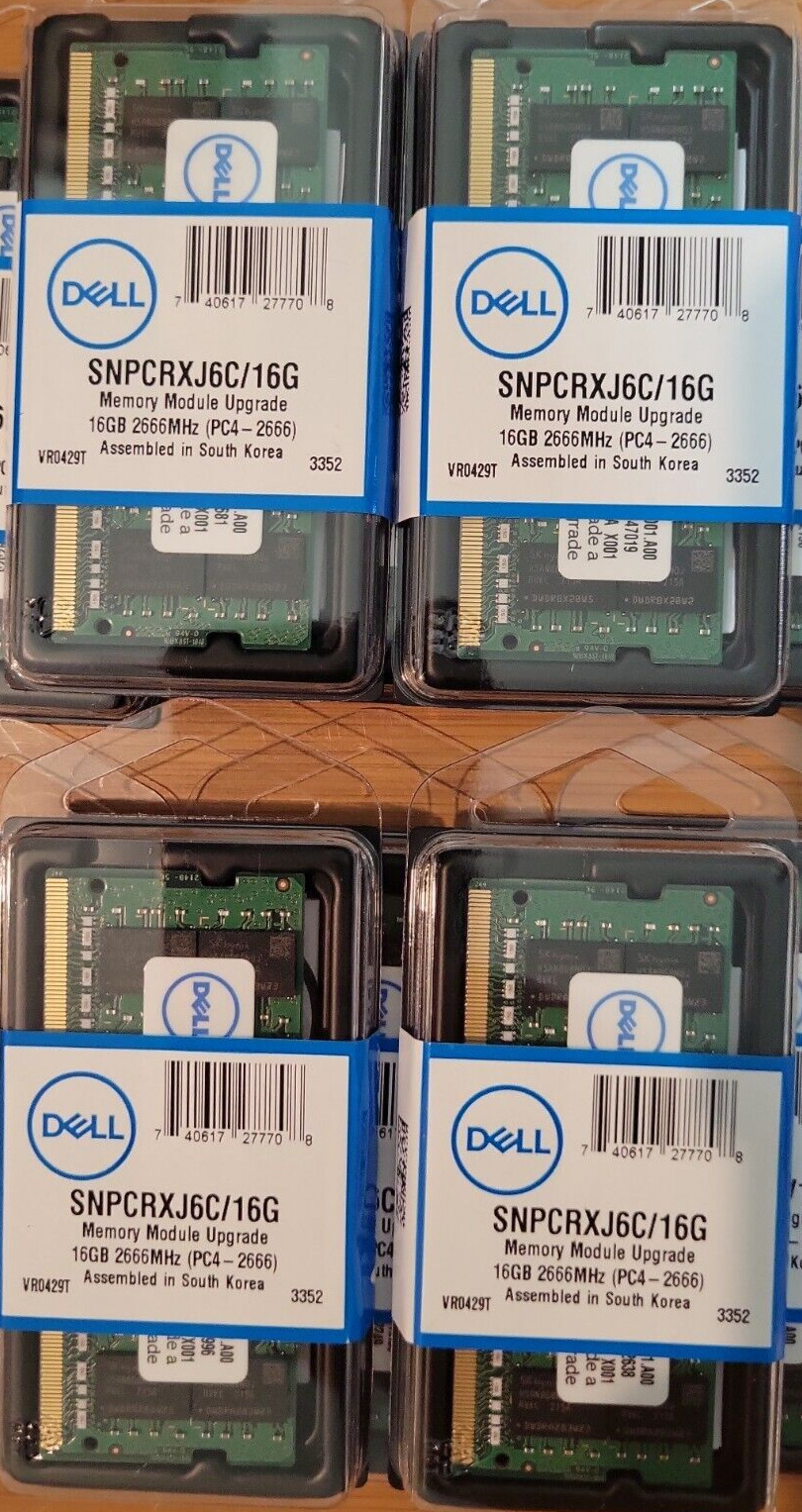 Brand New Dell 16GB SNPCRXJ6C/16G PC4-21300 DDR4-2666 Memory RAM SODIMM