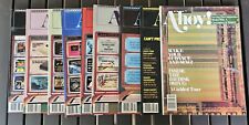 vintage Computer Pc lot of 9 Ahoy commodore 64 magazines picture