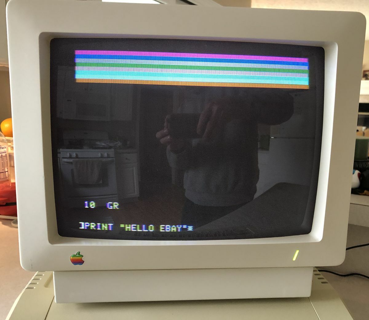 Vintage Apple ColorMonitor A2M4043 for Apple II, II Plus, IIe & IIc - Working