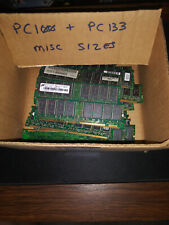 Lot of 30 Sticks of PC 100 & PC 133 Desktop Memory RAM Mixed Sizes - Vintage picture