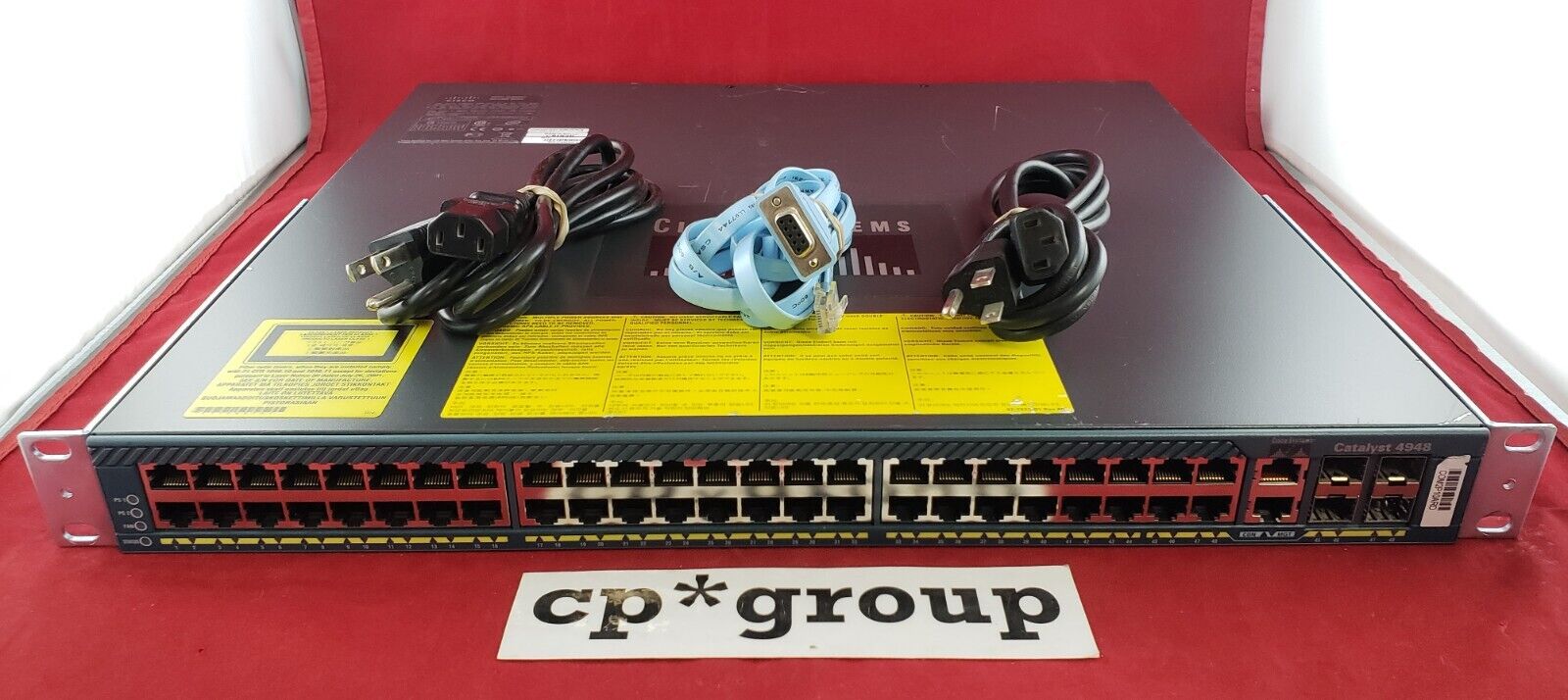 Cisco Catalyst 48-Port GbE & 4-Port SFP Network Switch w/ Dual PSU WS-C4948-S