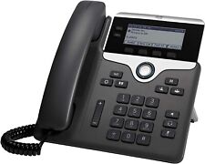 Brand New Cisco CP-7821-K9 VoIP Phone with CP-7800-WMK Wall Mount Charcoal picture