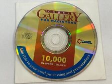 Vintage 1994 Corell Gallery 10,000 Clipart Images CD-ROM Macintosh Mac Software picture