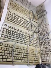 Lot Of 7 Apple Design Keyboard for Macintosh IIgs ADB ABus Mac Vintage M2980 picture