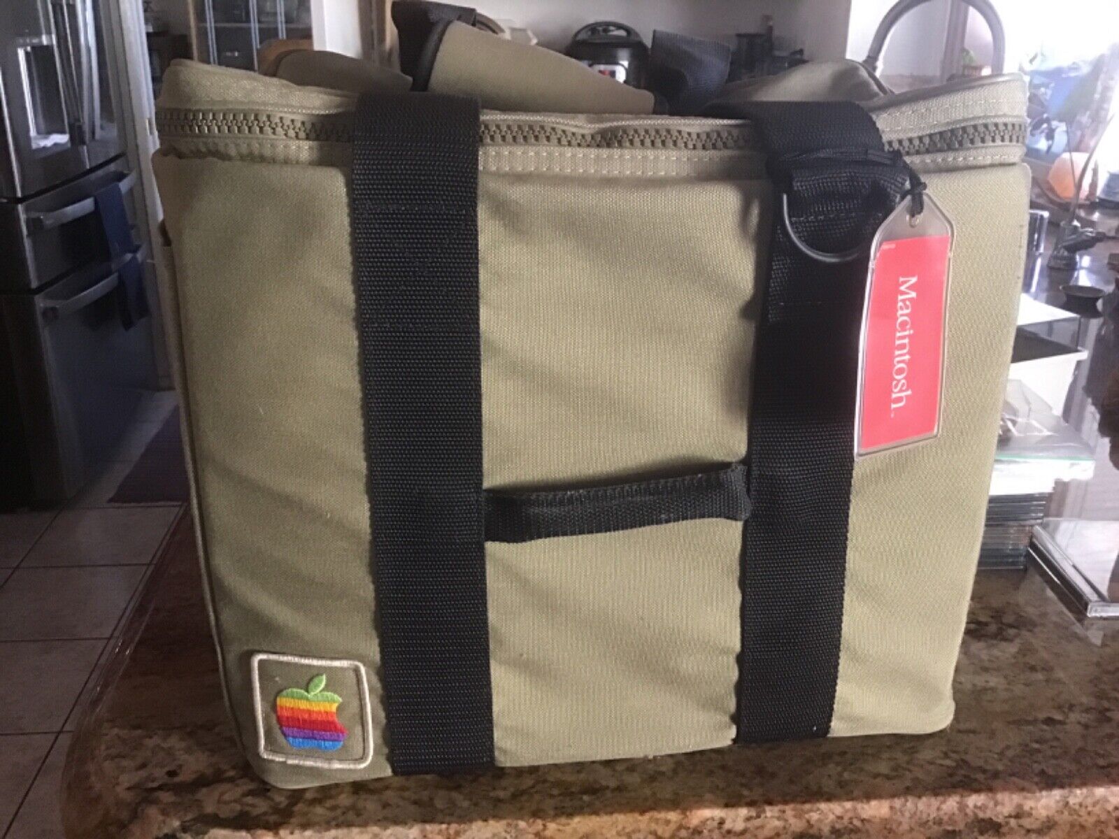 Vintage Original Apple Macintosh Computer Canvas Travel Bag  Without Strap