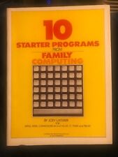 Vintage Book 10 Starter Programs from Family Computing by Joey Latimer picture
