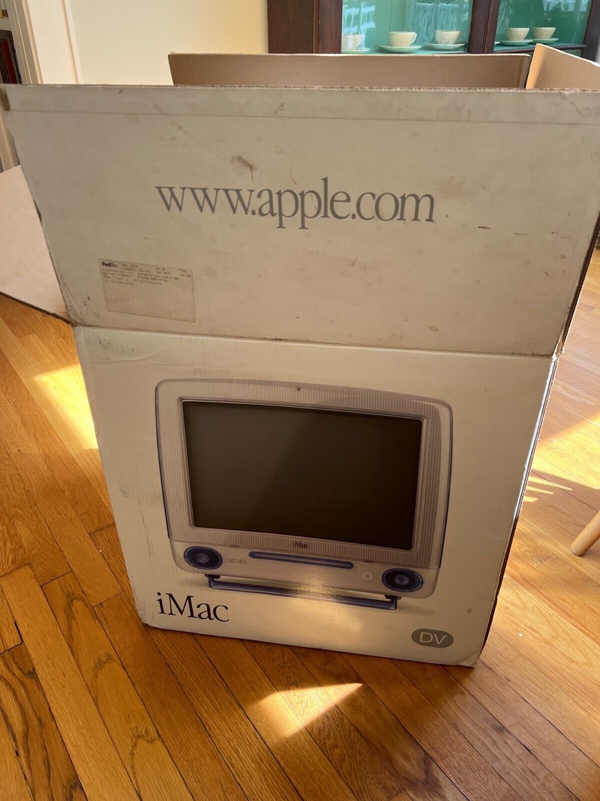 Vintage Apple iMac DV Blueberry. Works Original Box and Manuals.