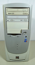 Vintage PowerSpec PC Desktop Computer Intel - Model 8005 Beige ATX - Powers On picture