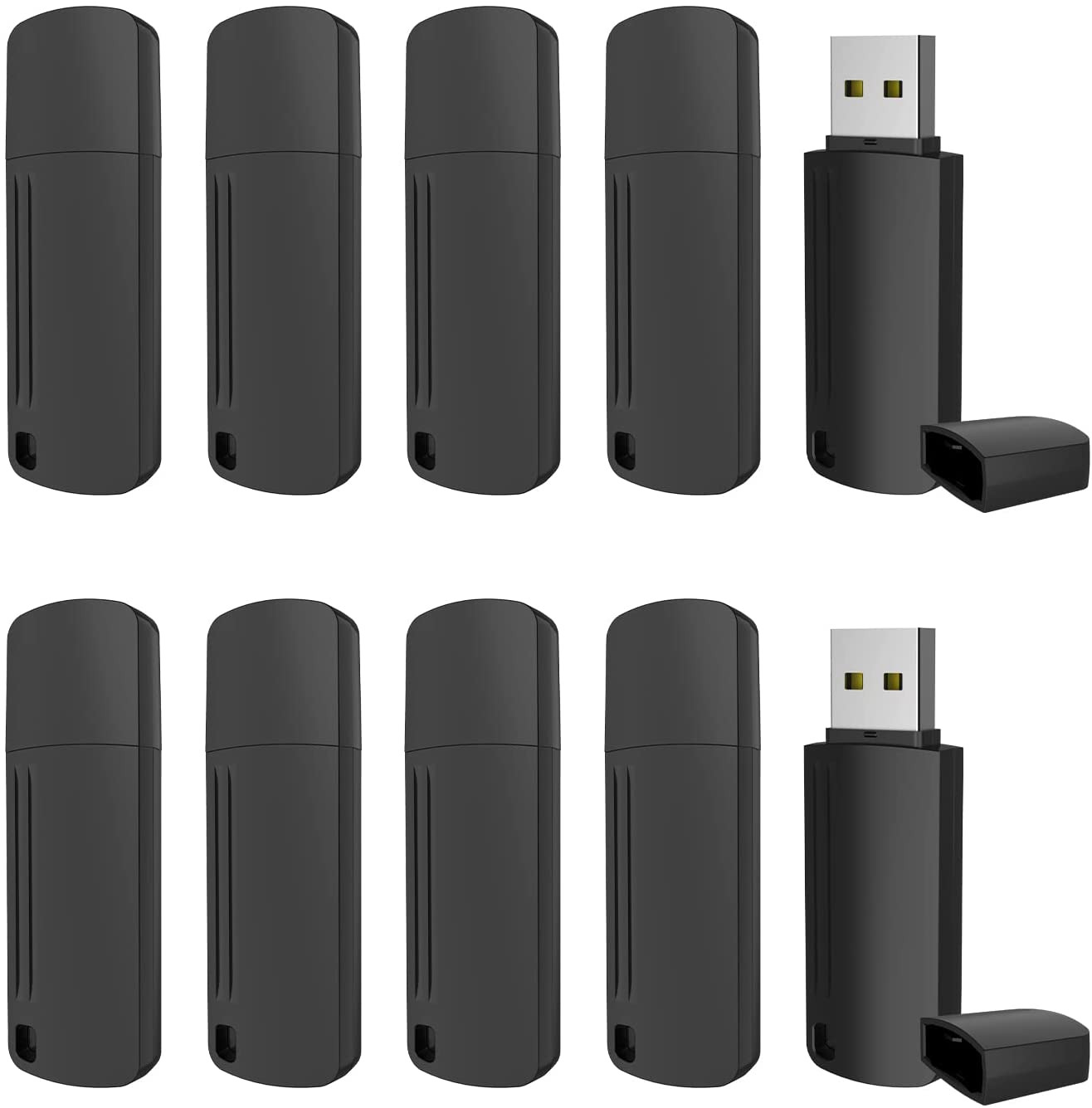 Wholesale 1-100 Pack USB 2.0 32GB Flash Drive Memory Stick Thumb Drive Lot Black