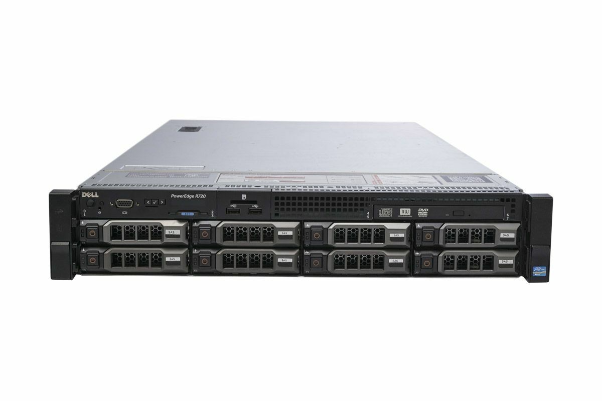 Dell PowerEdge R720 2x 6C E5-2640 2.50GHz 32GB Ram 8x 12TB 7.2K HDD 2U Server