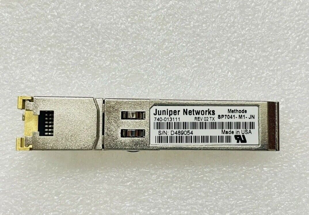 Juniper Networks SFP-1GE-FE-E-T 740-013111-01 SFP-T 10/100/1000Mbps SFP-TX