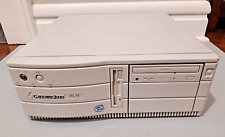 Vintage Retro Beige AT Computer Case w/ Floppy, CD, & Power - Gateway P5-75 picture