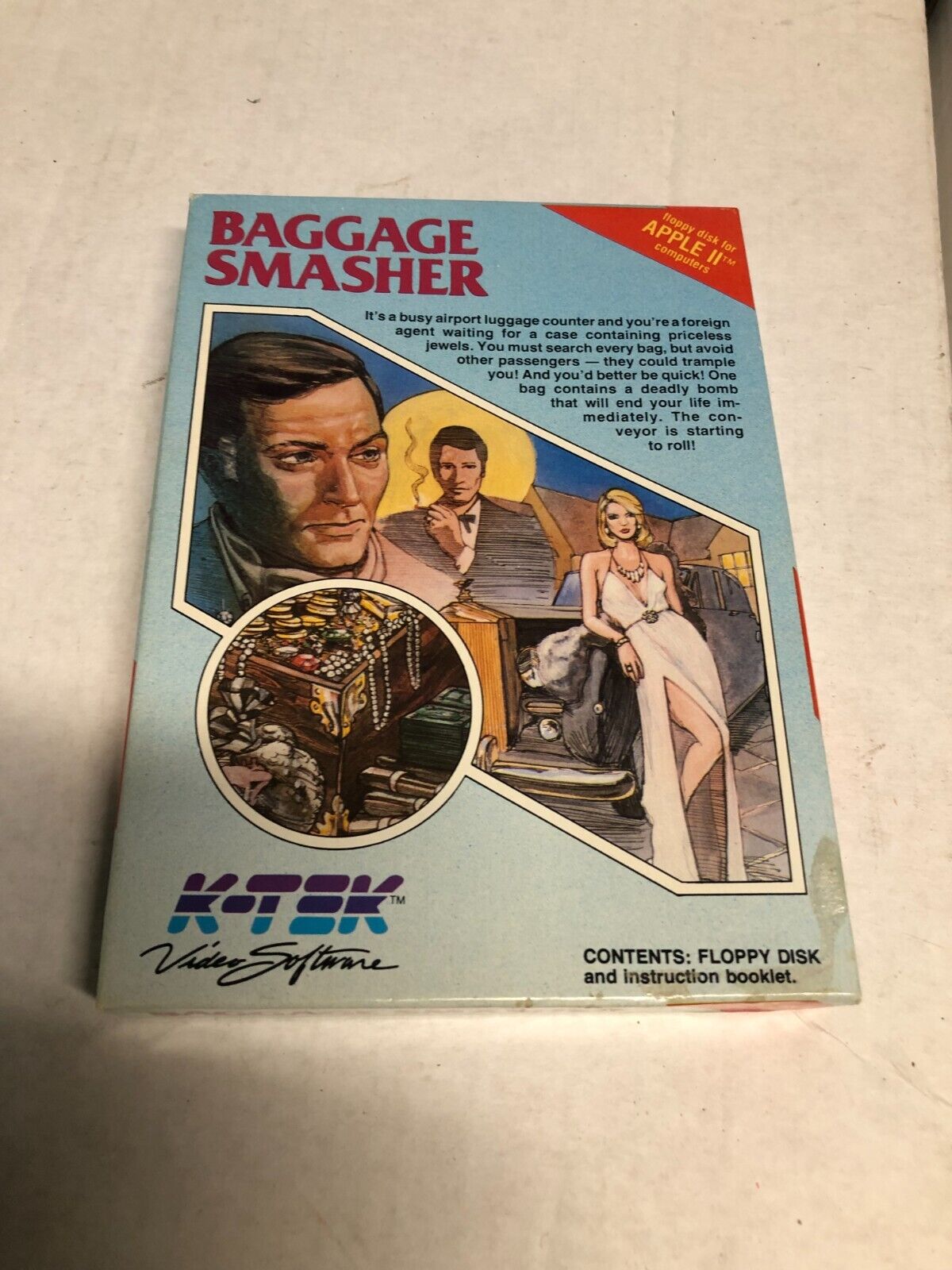 Vintage K-Tek Apple II Baggage Smasher 1983 in original box