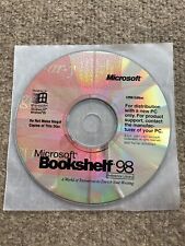 Microsoft Bookshelf 98 Reference Library CD-ROM Windows NT Books Vintage picture