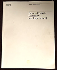 Vintage1984 IBM Corporate Manual ~ Process Control, Capability And Improvement picture