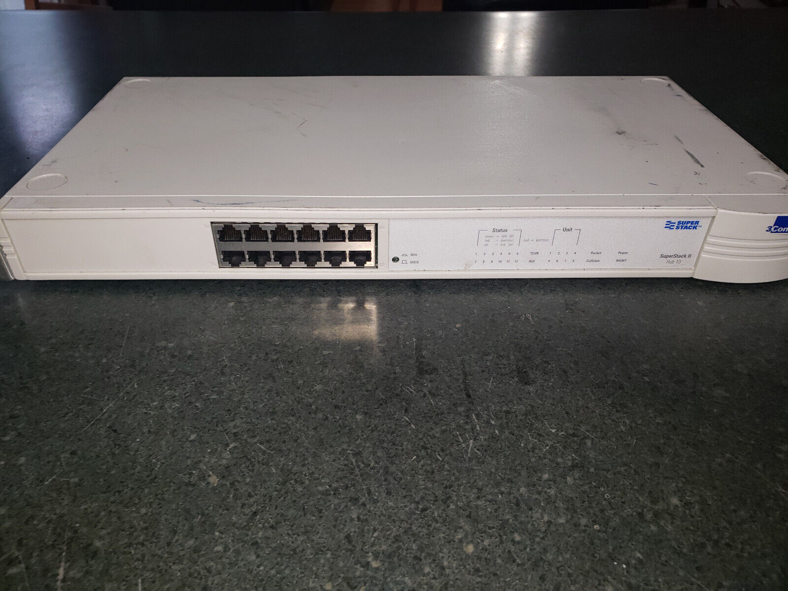 3Com SuperStack II Hub 10 8 Port Ethernet Switch
