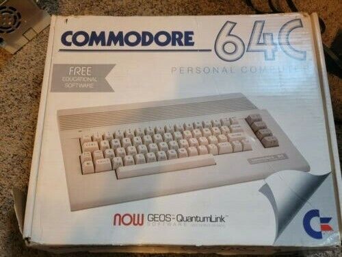 Commodore 64C Personal Computer In Box + 1541 Drive Matching Set