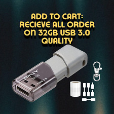 Add On: 32GB USB Flash Drive | Complete Order On USB 3.0 - No Disks / CD picture