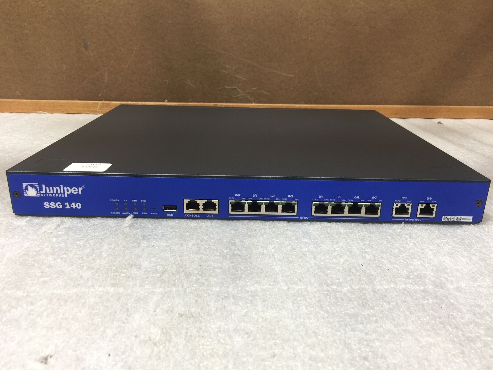 Juniper SSG-140-SH Network Device Firewall VPN Secure Services Gateway, Reset