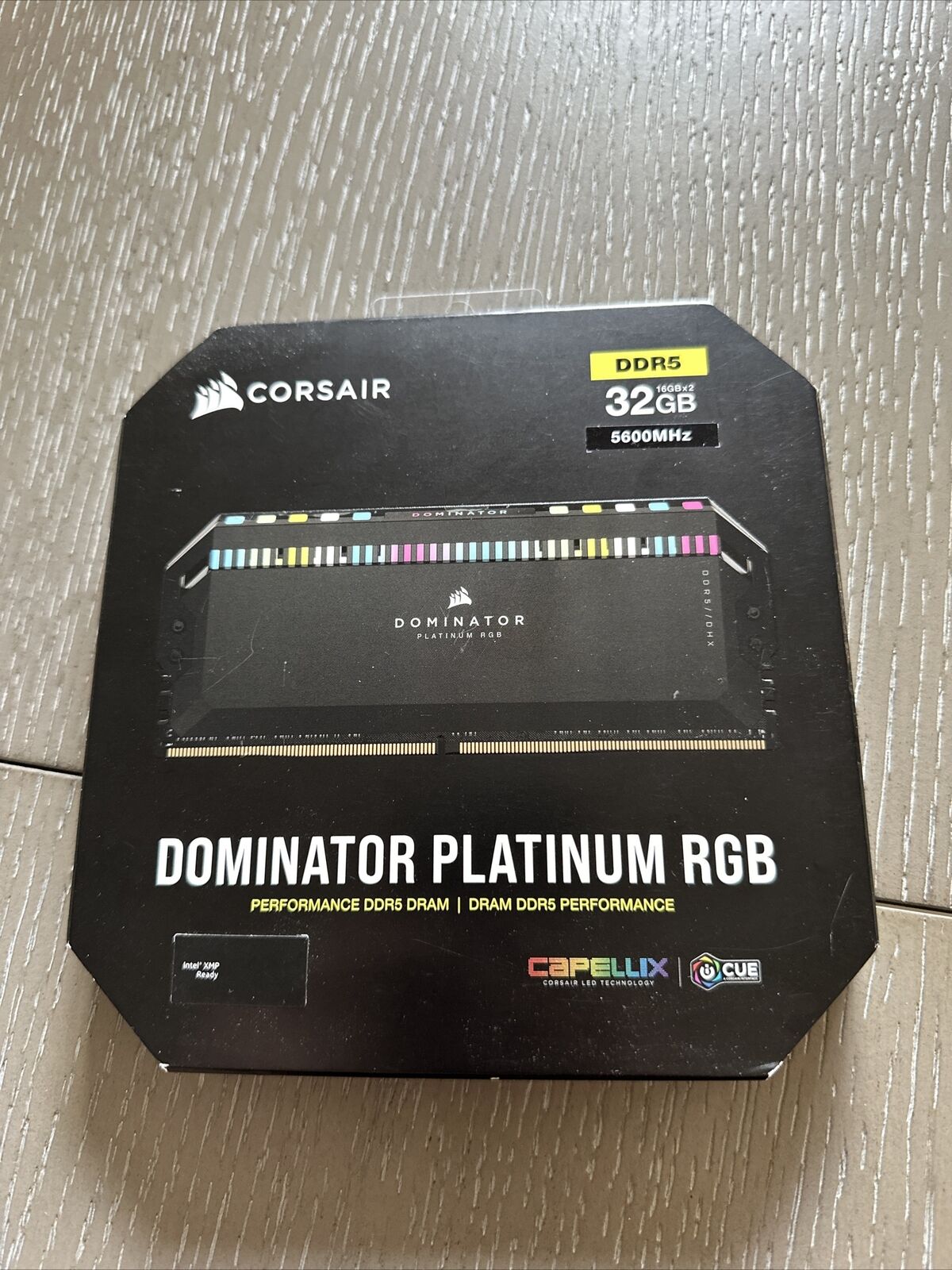 Corsair DOMINATOR PLATINUM RGB 5600 MHz 32GB (2x16GB) DDR5 DRAM Memory 